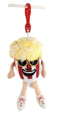 Whiffer Sniffers I.B. Poppin' Popcorn Plush Stuffed Animal Backpack Clip Buttery