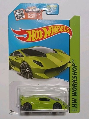Hot Wheels Lamborghini Sesto Elemento 1:64 Green Black Diecast HW Workshop