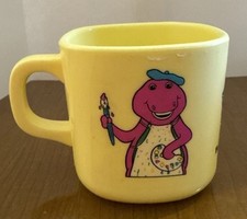 Barney The Dinosaur Drinking Cup 1992 8 oz Vintage Toddler