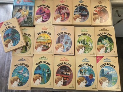 Vintage Trixie Belden Mystery Series Lot Of 16 PB & HC Books