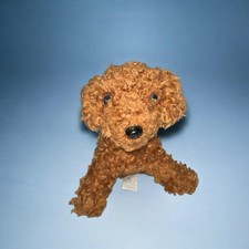 2006 NINTENDO DOGS PLUSH Brown NINTENDOGS PUPPY MOVEABLE HEAD 6"