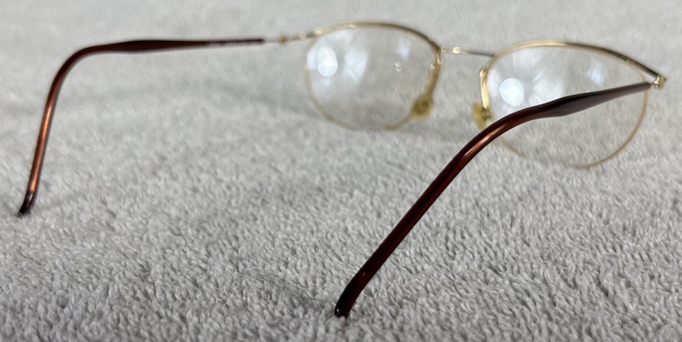 Rodenstock R2519 Metal Half-Rim Eyeglasses Frames Pink  display picture 1