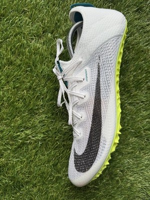 Men s 12 | FZ9662-100 Nike Zoom Superfly Elite 2 'White Bright Spruce' Spikes