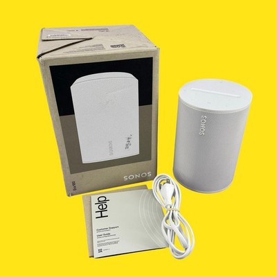 FOR PARTS Sonos Era 100 S39 Smart Speaker White - NO SOUND #5850 z39b11