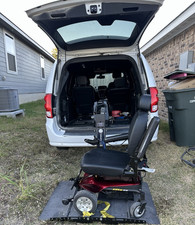 Jazzy Elite ES Power Wheelchair w/ Joystick Controller, Red/Black
