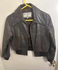 Vtg. Rare “The Fonz” Leather Jacket Made By Cooper For Paramount Pictures Sz. 14