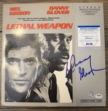 🎬 Danny Glover Signed Lethal Weapon LaserDisc – PSA Authenticated 