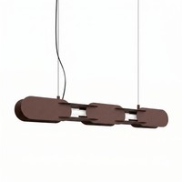 LED Pendelleuchte Braun 4000 K Dimmbar Push-Dim L:91 Cm HäNgelampe Esszimmer