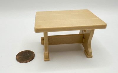 Playmobil Furniture Beige Table With Solid Legs 5422 6521 9126 9280
