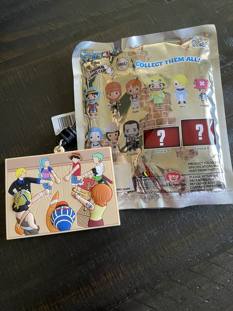 One Piece scene poster 2 keychain blind bag clip series 7 alabasta
