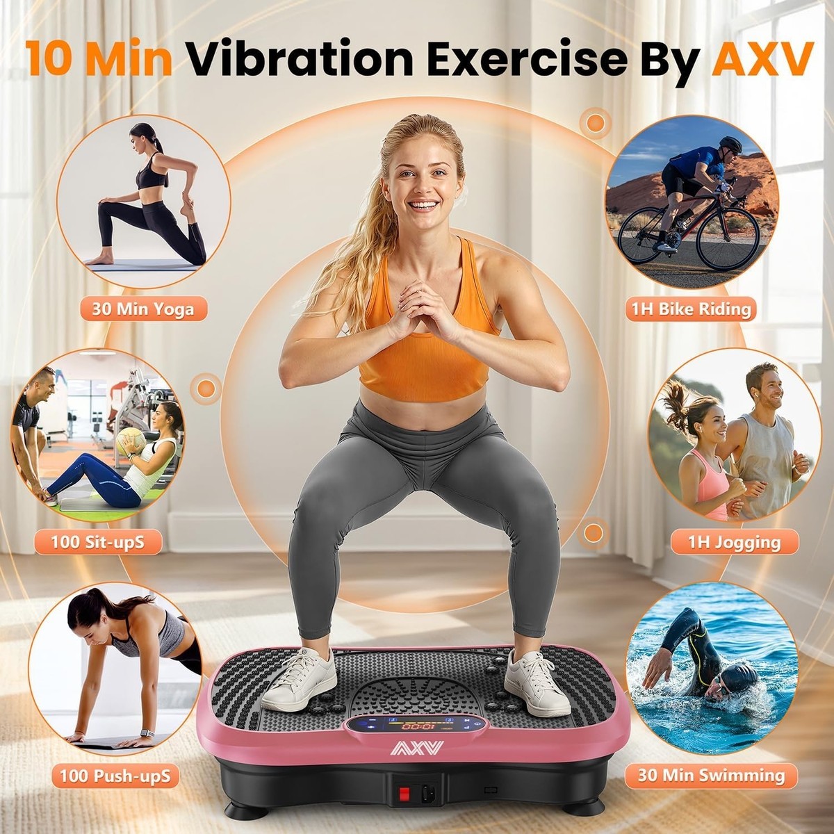 Pink Vibration Plate Fitness Machine for Quick Body Sculpting & Weight Loss | eBay Pink Vibration Plate Fitness Machine for Quick Body Sculpting & Weight Loss | eBay