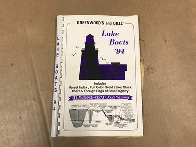 VTG Greenwood's & Dill's Lake Boats '94 - Vessel Index, Great Lakes Stack Chart