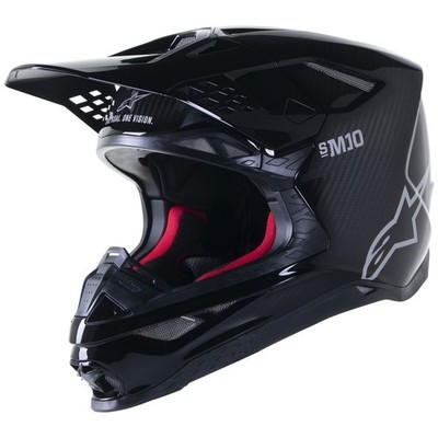 Alpinestars Supertech M10 MIPS Helmet Medium Black Gloss/Carbon