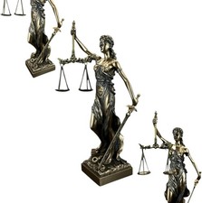 Themis con bilancia e spada 31 cm scultura bronzo 57 repliche speciali TEM-01