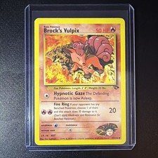 Pokémon Brock's Vulpix 37/132 Gym Challenge Regular on eBay