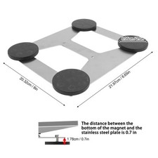 Satellite Magnetic Roof Mount Secure Fixation Anti Scratch Stainless Steel S Hot