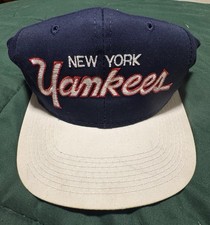 Vintage Sports Specialties Twill New York Yankees SnapBack Hat Cap MLB 90s