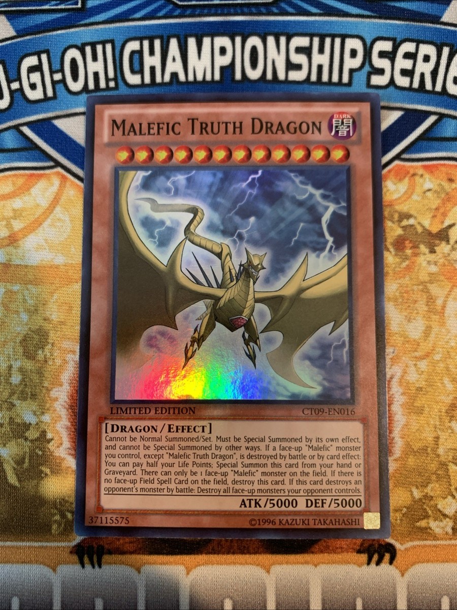 Yugioh Malefic Truth Dragon - CT09-EN016 NM | eBay