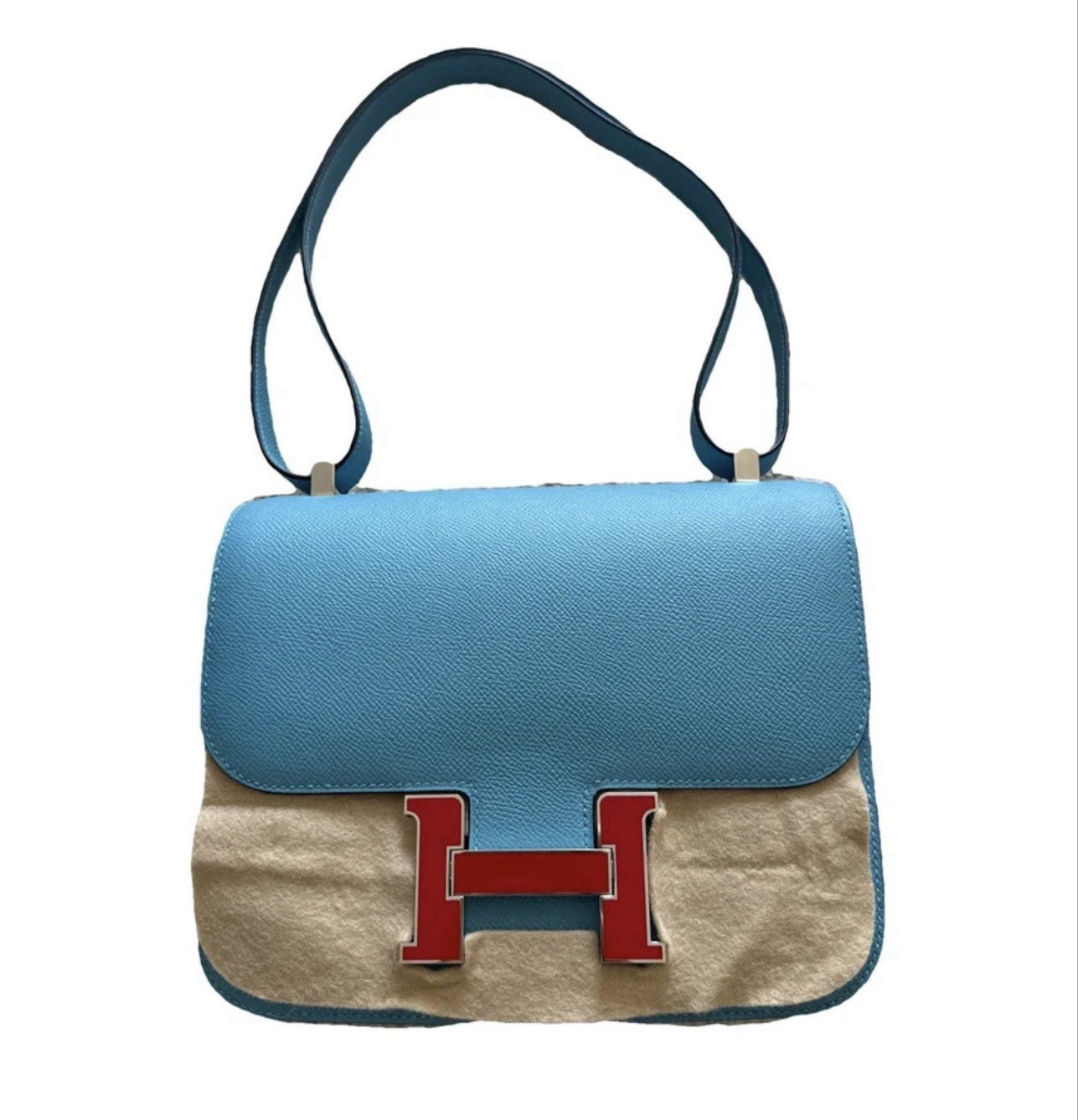 Hermès Constance bag 24 Epsome blue