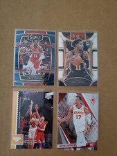 Atlanta Hawks Basketball Stars 4 card lot/2 Trae Young/C. Laettner