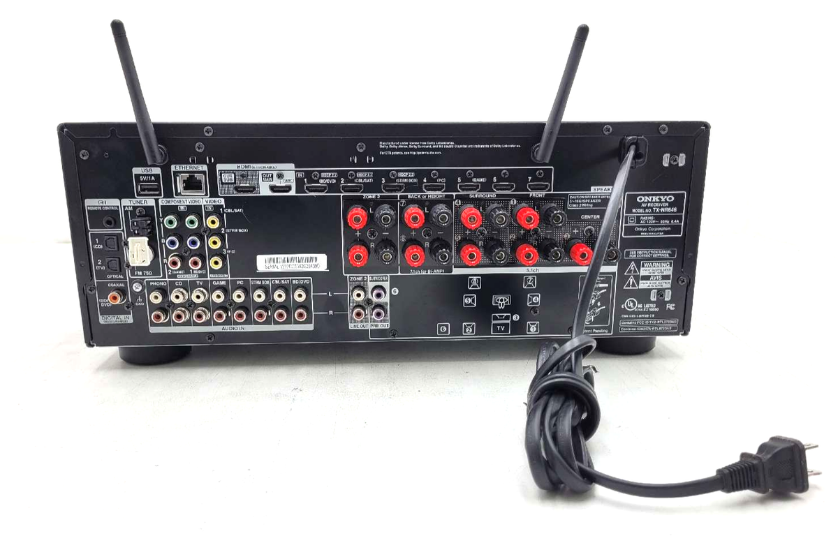 Onkyo TX TX-NR646 7.2 Channel 170 Watt Receiver for sale online | eBay