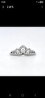 Pandora Beaded Regal Tiara Sterling Sliver Ring W/ CZ SIZE 48- 4.5 NWOB — photo 1