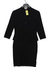 Phase Eight Bodycon Midi Dress UK10 in Black