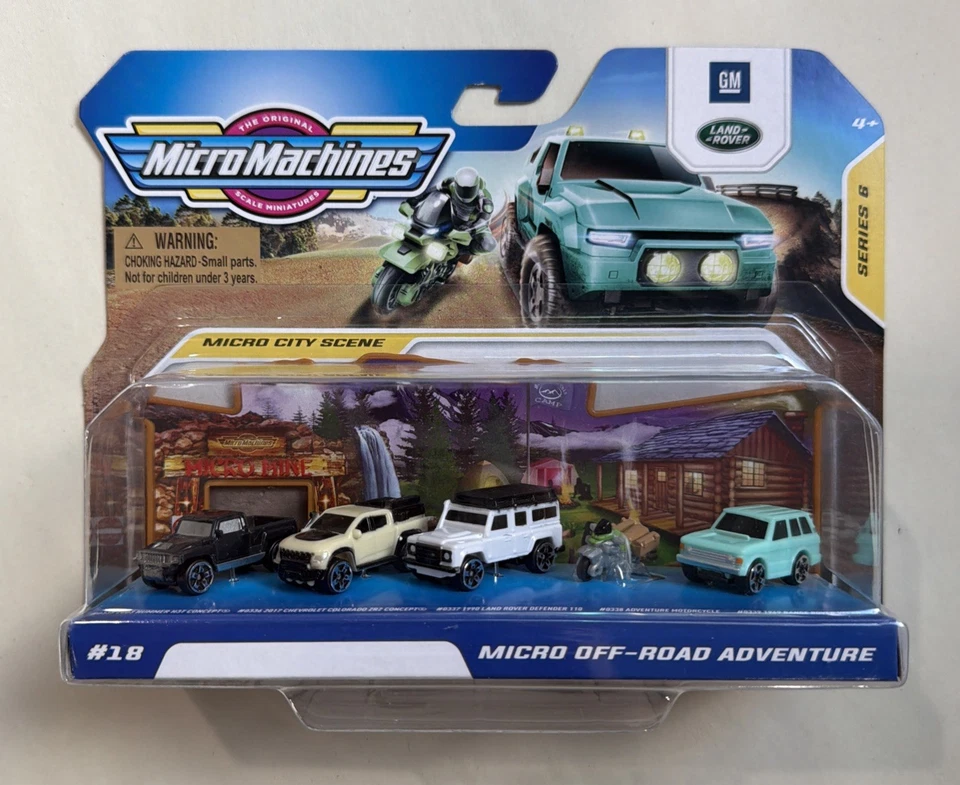 NEW 2021 Micro Machines Series 6 OFF-ROAD ADVENTURE Land Rover Hummer #18 - Image 3 of 4