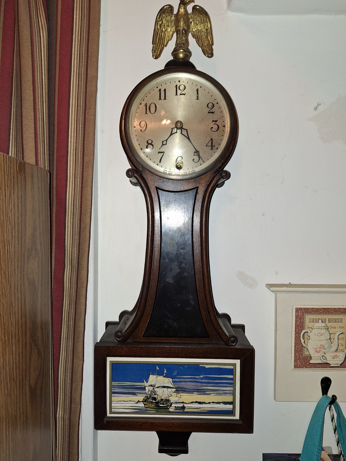 antique new haven banjo clock eBay