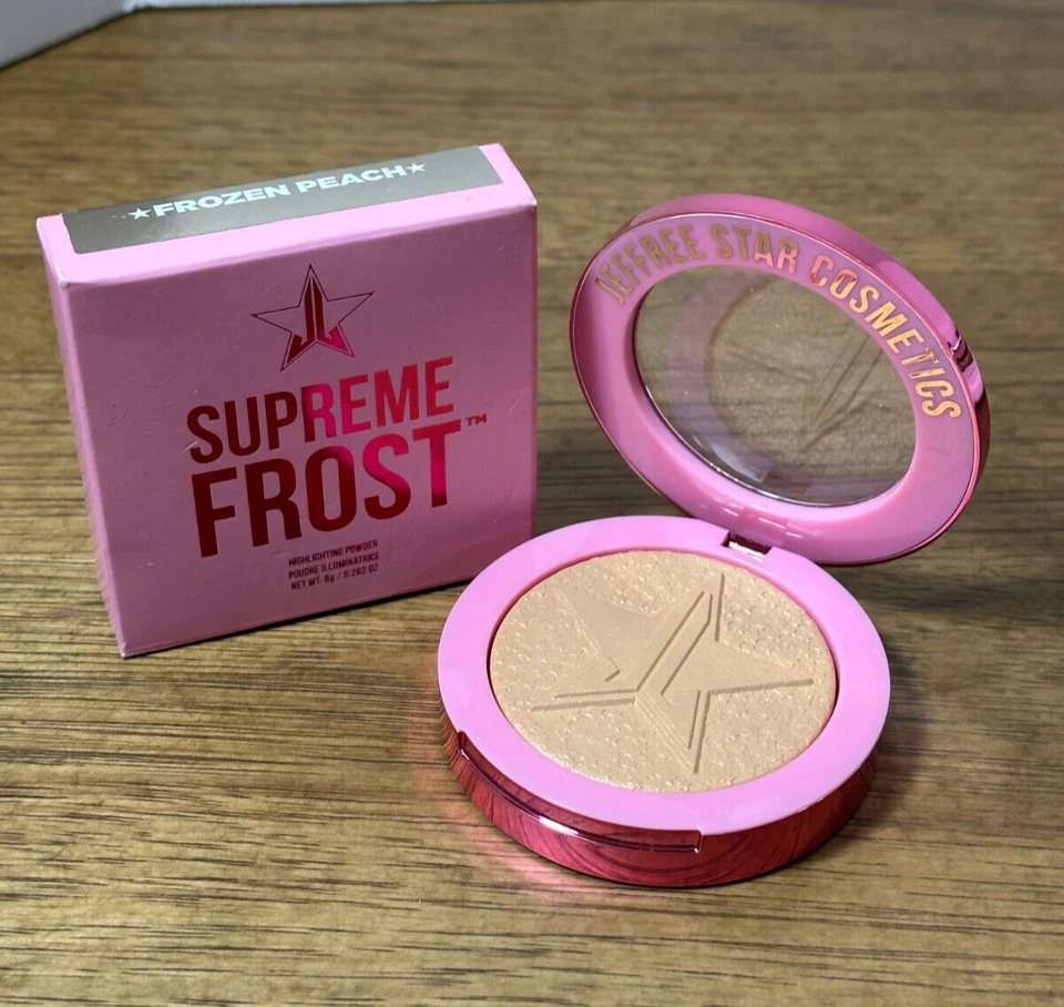 Jeffree Star Cosmetics Highlighter Powder Supreme Frost Frozen Peach NIB - Image 3 of 4