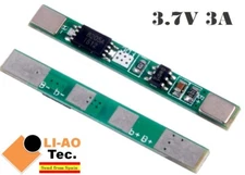 1S 3.7V 3A li-ion BMS PCM battery protection board 18650 lithium battery
