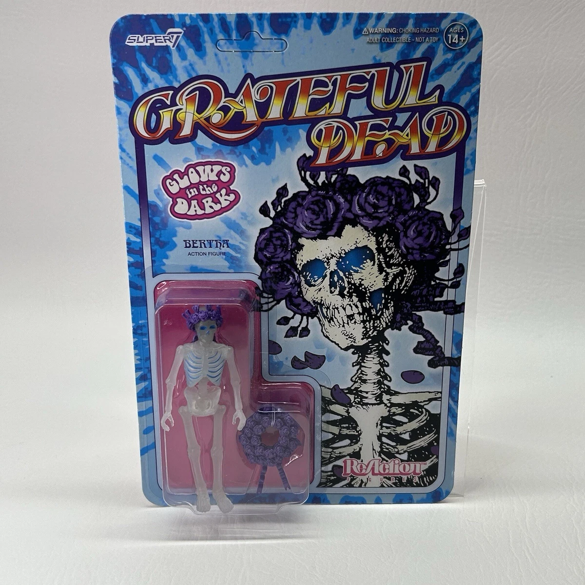 Grateful Dead Bertha 1970 Reaction 3 3/4 inch personaggio 10cm