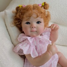 Adorable Reborn Baby Dolls 18" Full Vinyl Body Girl Waterproof Realistic Newborn