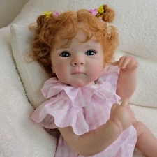 Adorable 18" Reborn Baby Dolls Full Vinyl Body Poseable Limbs Waterproof Newborn