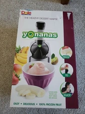 Dole Yonanas Original Healthy Frozen Dessert Maker Machine NEW OPEN BOX