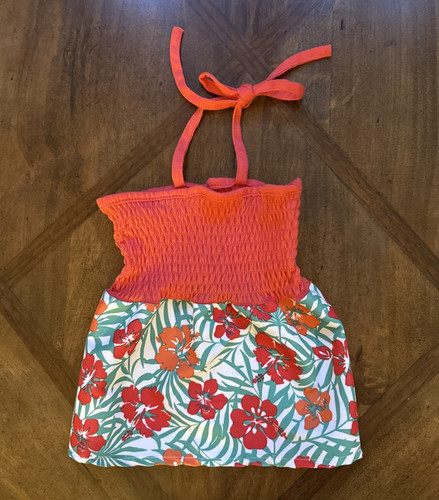 Hawaiian Floral Tropical Dress Small Dog or Big Cat by Woof