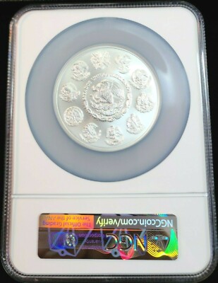 2013 MEXICO SILVER LIBERTAD 5 ONZA NGC MS 69 SCARCE HIGH GRADE