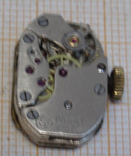 Älteres gebrauchtes Handaufzug Werk für OSCO Parat d CAL 75 Defekt Unruhe OK UH1