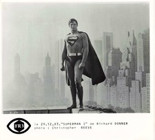 PHOTO PRESS TELEVISION CINEMA FILM SUPERMAN 1 ACTOR CHRISTOPHER REEVE