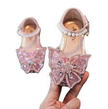 Girls Princess Party Shoes Children's Glitter High Heel Shoes Girls Sandals