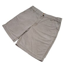 Carhartt Chino Shorts Mens 40 x 10" Canvas Beige Relaxed Utility Work