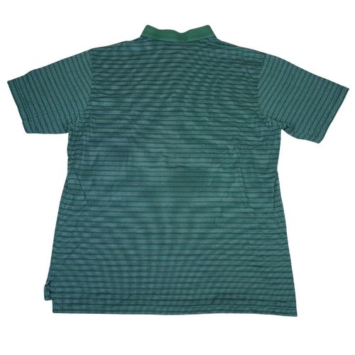 Fairway & Greene Polo Shirt Mens Size XL Green Striped Soft Peruvian Pima Cotton - Picture 2 of 8
