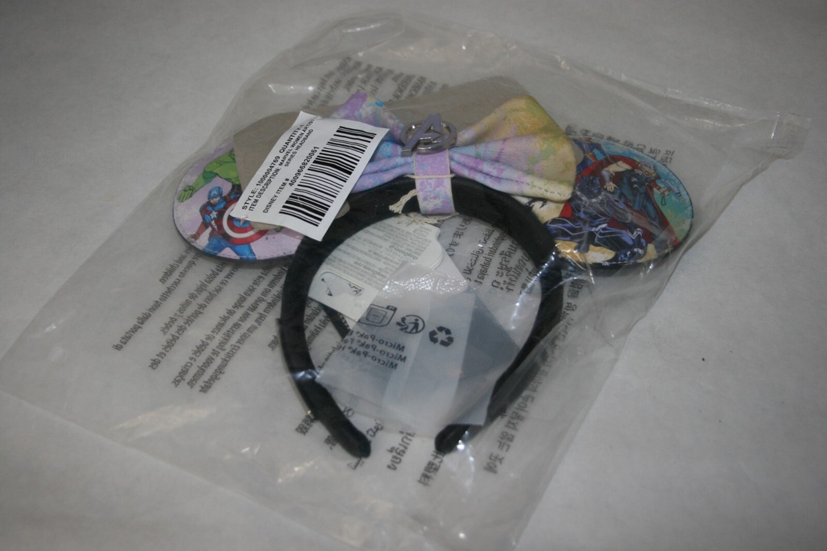 Disney Marvel Loungefly Avengers Artist Series Ear Headband by Sara Pichelli Available at the DisneyStore.com * The Avengers Marvel  main image 3