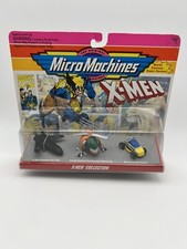 Micro Machines X-Men Collection 3 Pack Marvel Entertainment 1993 New Box Damage