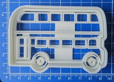 London bus 2 part Cookie or fondant Cutter 3d printed