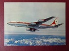 CARTE POSTALE AVIATION POSTCARD AIR INDIA BOEING 707 INTERCONTINENTAL AIRLINER