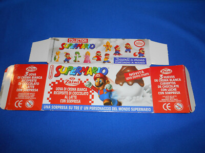 SUPER MARIO Nintendo Empty 3-Pack BOX ZAINI Chocolate Kinder Egg