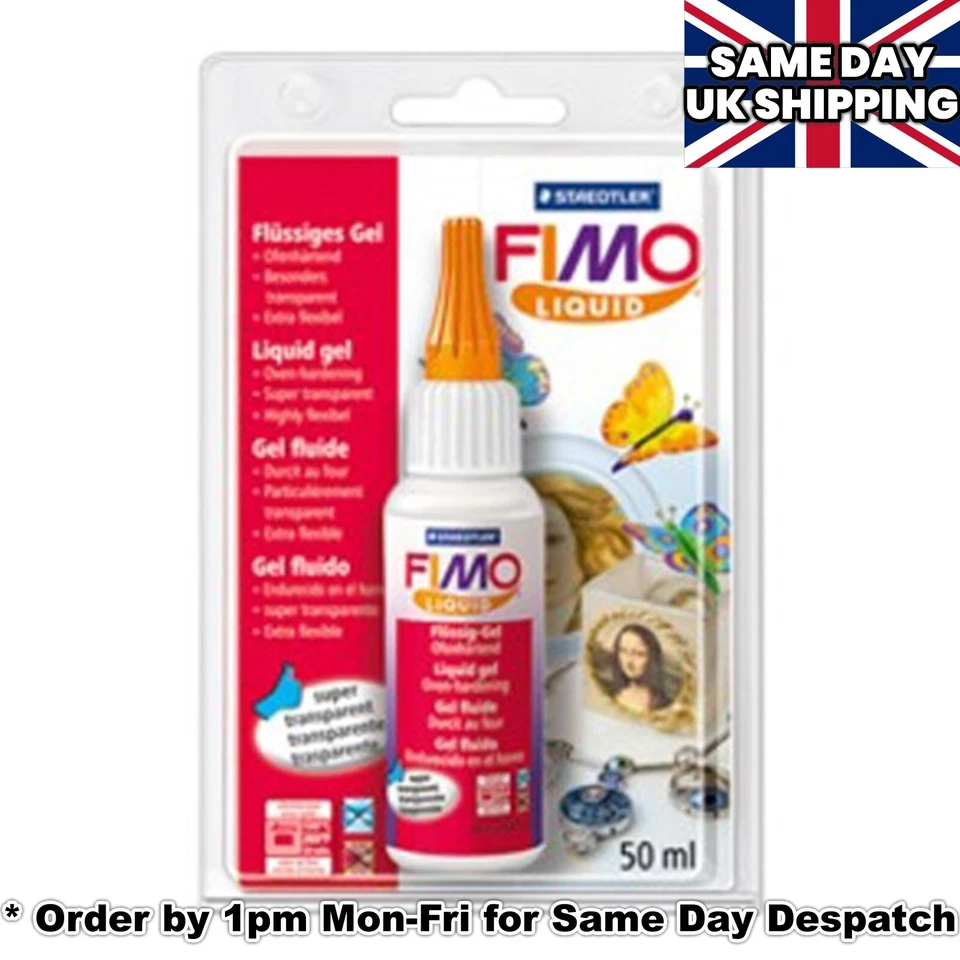 SCULPEY & FIMO FIMO Deko Deco Decorating Gel Liquid Polymer Clay 50ml Staedtler