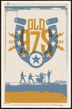 OLD 97'S Tour 2024 Ltd Ed RARE Litho Style Poster Display! American Primative
