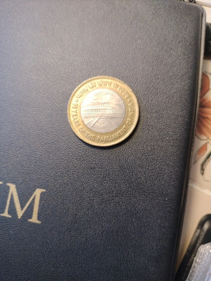 10 Rupee's 1952 - 2012 India Commemorative Parliamentary Coins 60 yrs Aniversary - Image 3 of 4